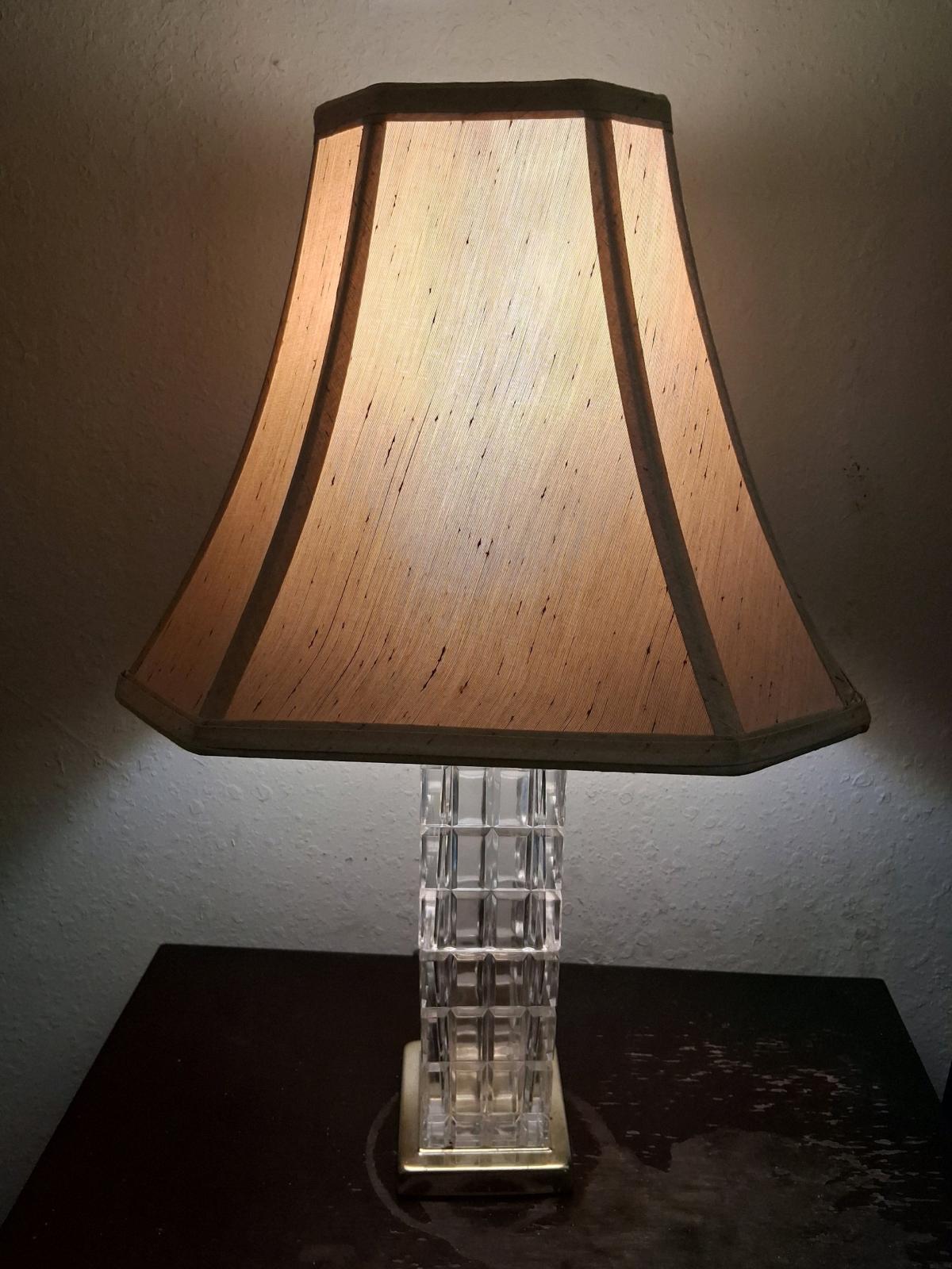 Glass Lamp with shade