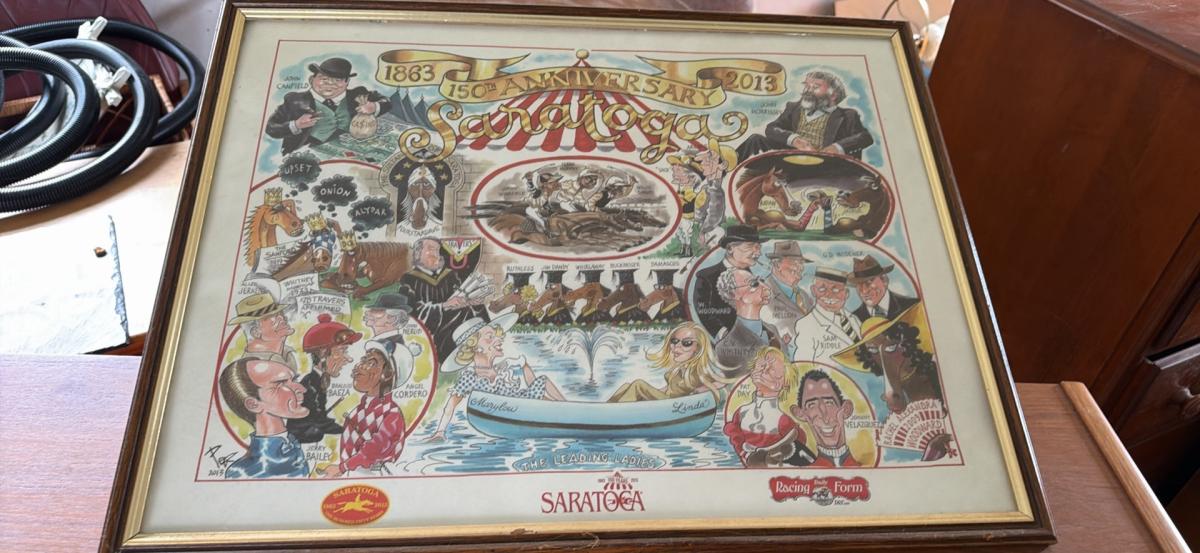 Saratoga framed picture
