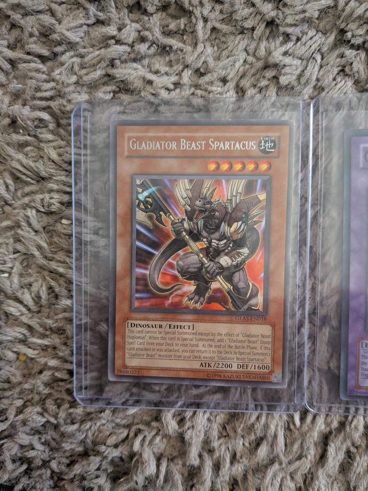 2 yu go oh cards gladiator beast herallinos gladiator beast - South Amboy, New Jersey - FleaMarketBay