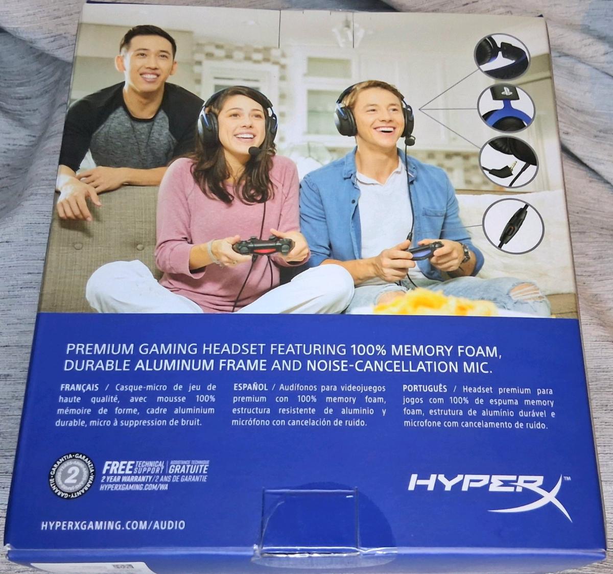 Playstation HyperX Cloud Gaming Headset with detachable mic - Spring Hill, Florida - FleaMarketBay