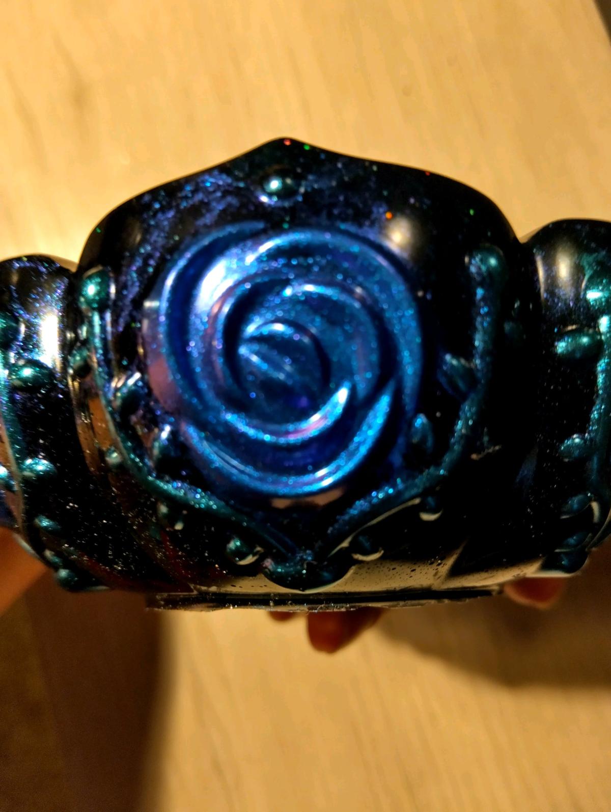 Handmade metallic Flower bowl - Bogalusa, Louisiana