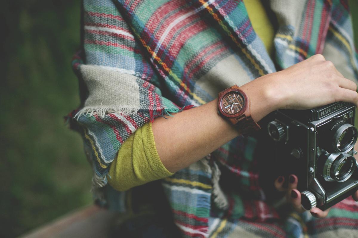 womens and mens wood wrist watch - Dane, Wisconsin - FleaMarketBay
