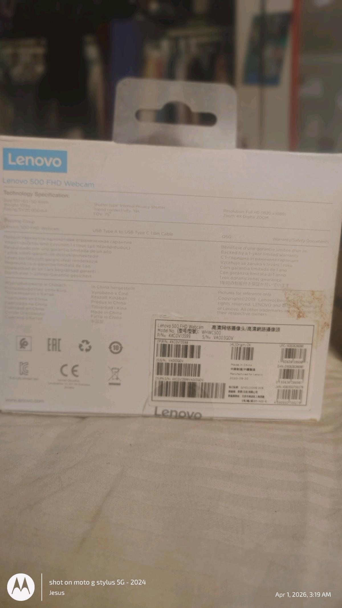 Lenovo hd webcam - Oklahoma City, Oklahoma - FleaMarketBay