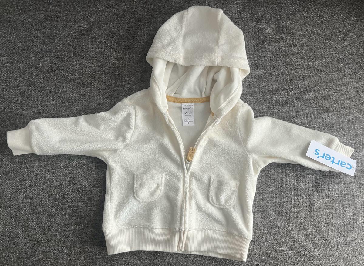 NEW Carters 6M baby boy body towel outfit  never used  with - Piscataway, New Jersey - FleaMarketBay