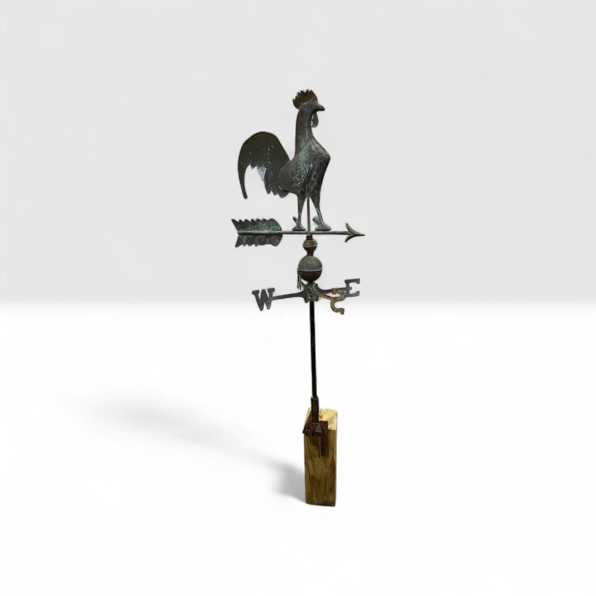 1800s copper weathervane