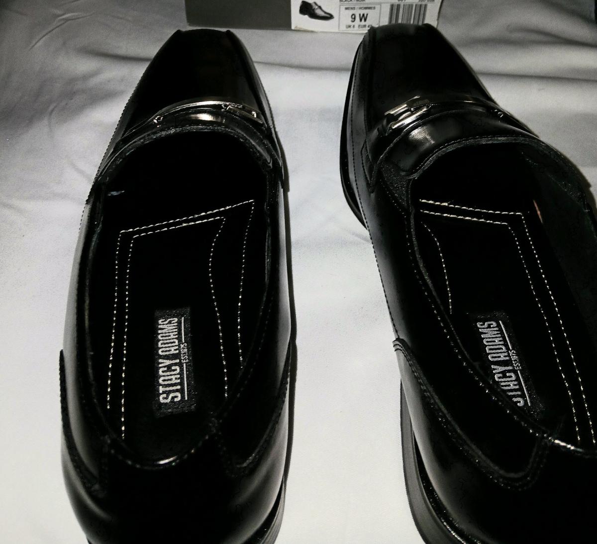 black Stacy adams Wakefield shoes size 9w brand new - San Antonio, Texas - FleaMarketBay