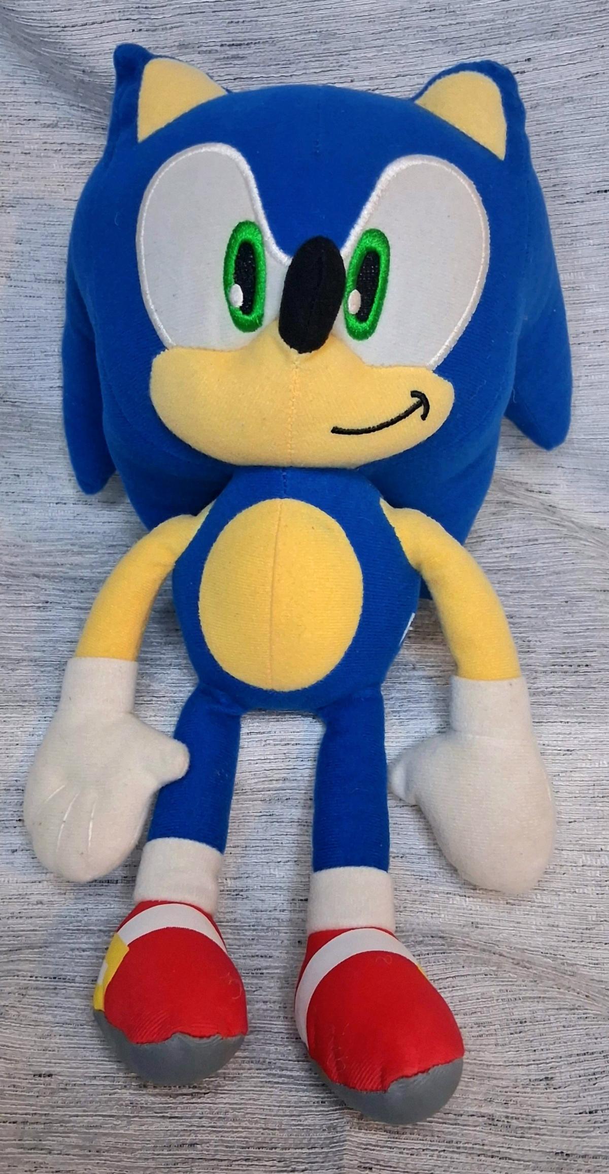 12in Sonic The Hedgehog Plush Stuffed Toy 2016 Sonic Classic - Spring Hill, Florida - FleaMarketBay