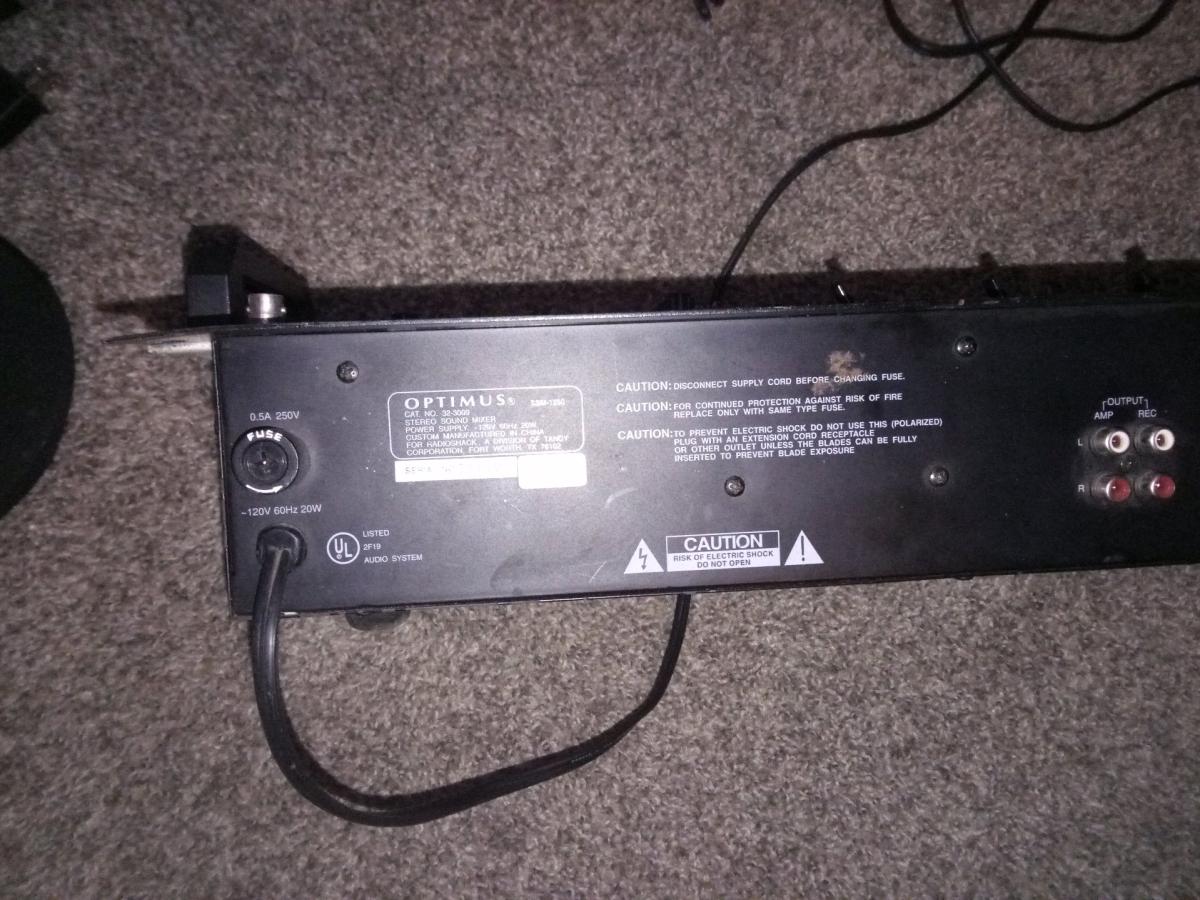 optimus stereo sound mixer - Tulsa, Oklahoma - FleaMarketBay