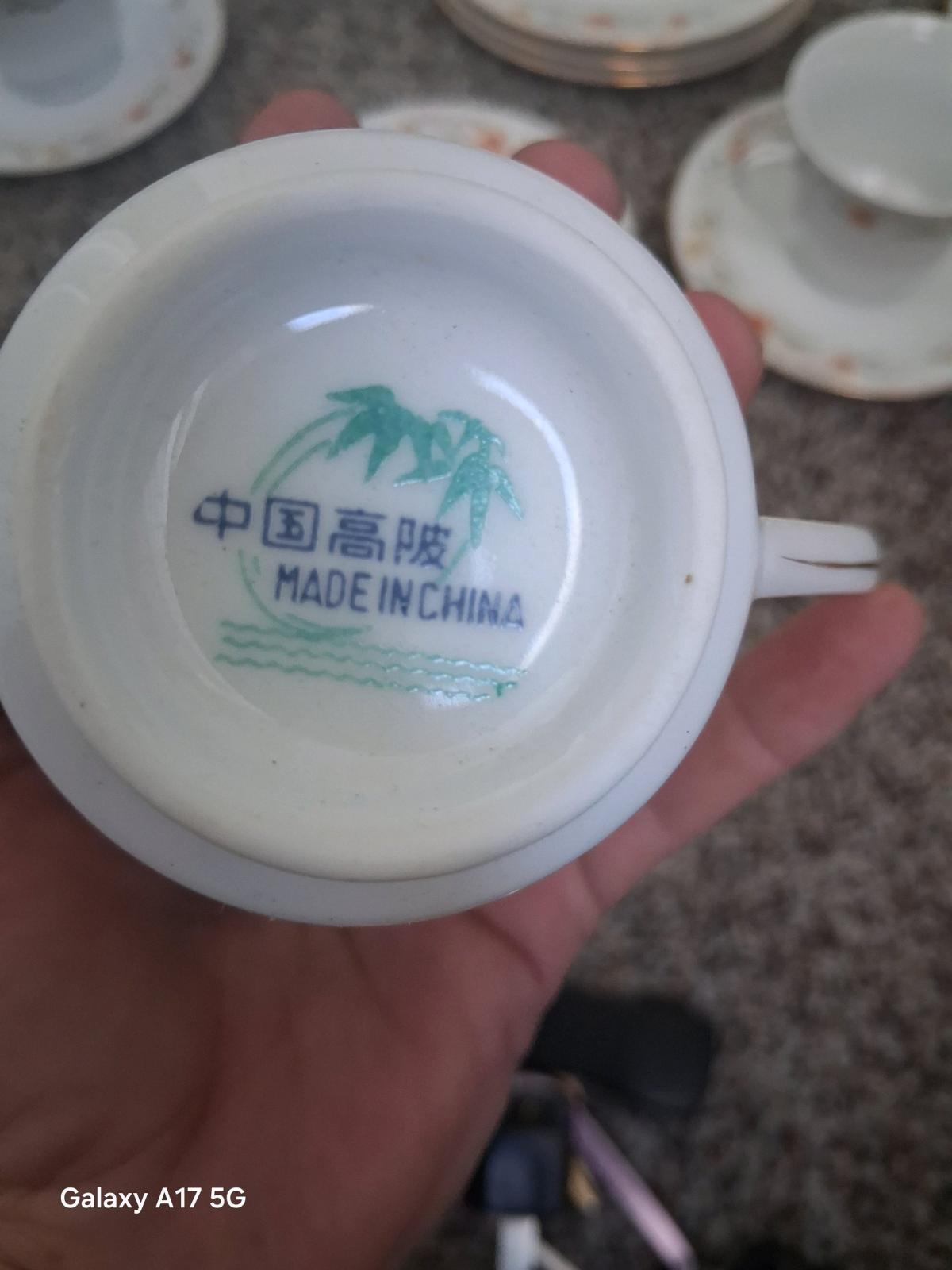 vintage Japanese china set