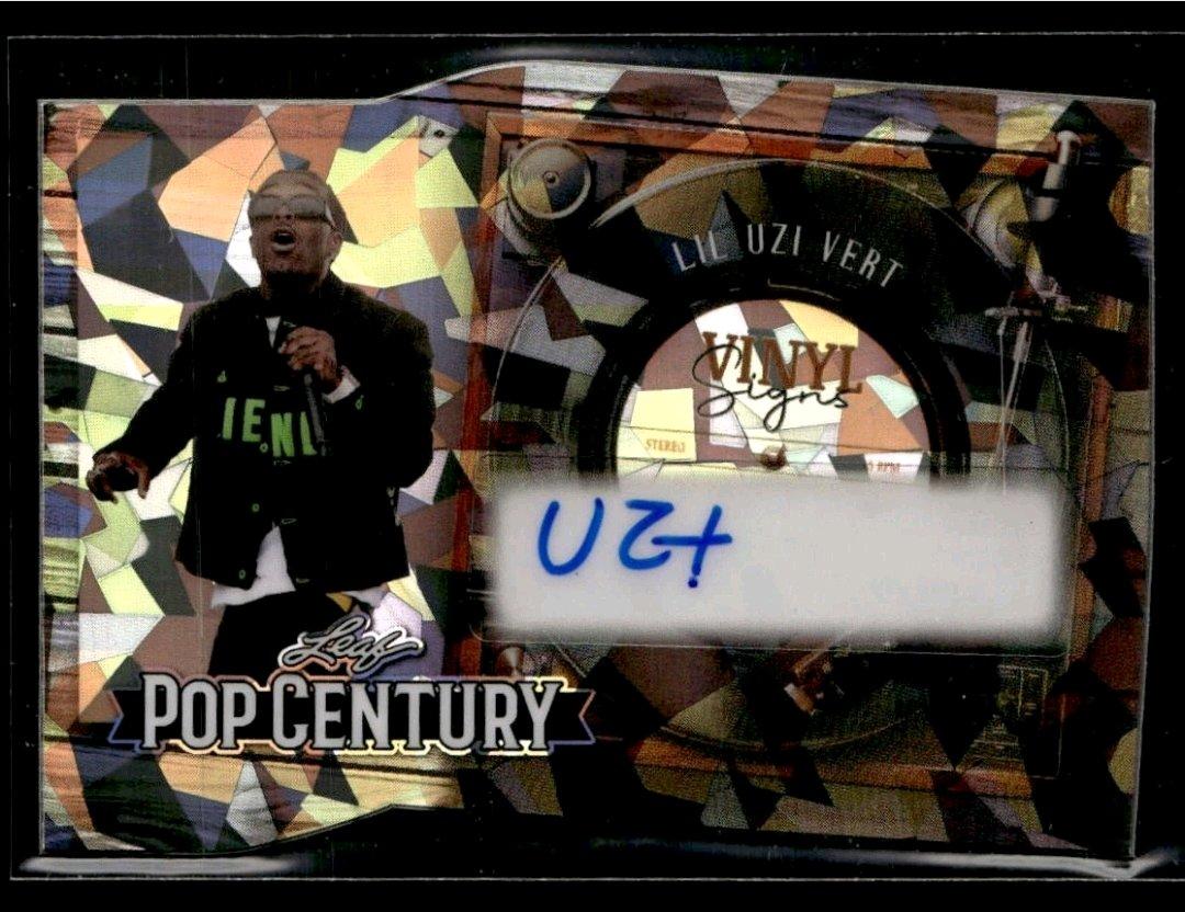 lil uzi vert autographed card