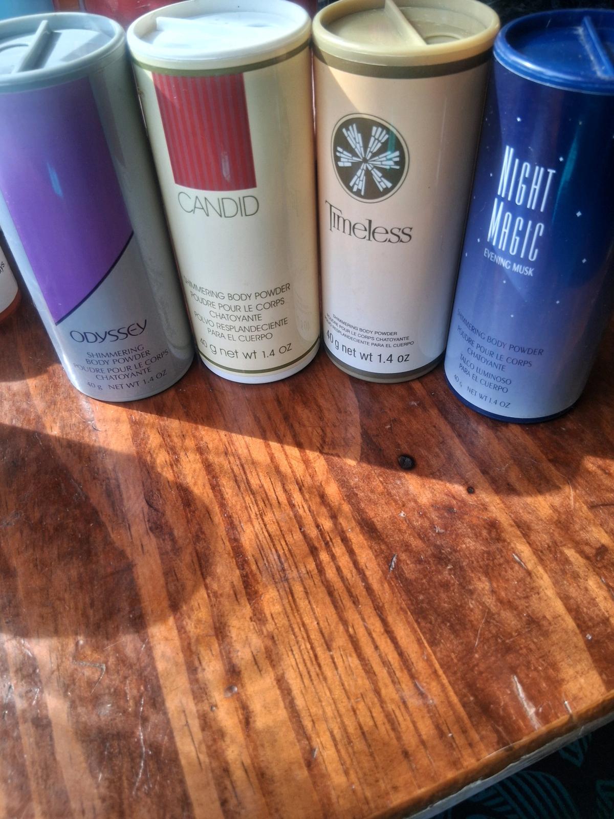 Set of 4Rare Vintage Avon Shimmering Body Powders - River Rouge, Michigan - FleaMarketBay