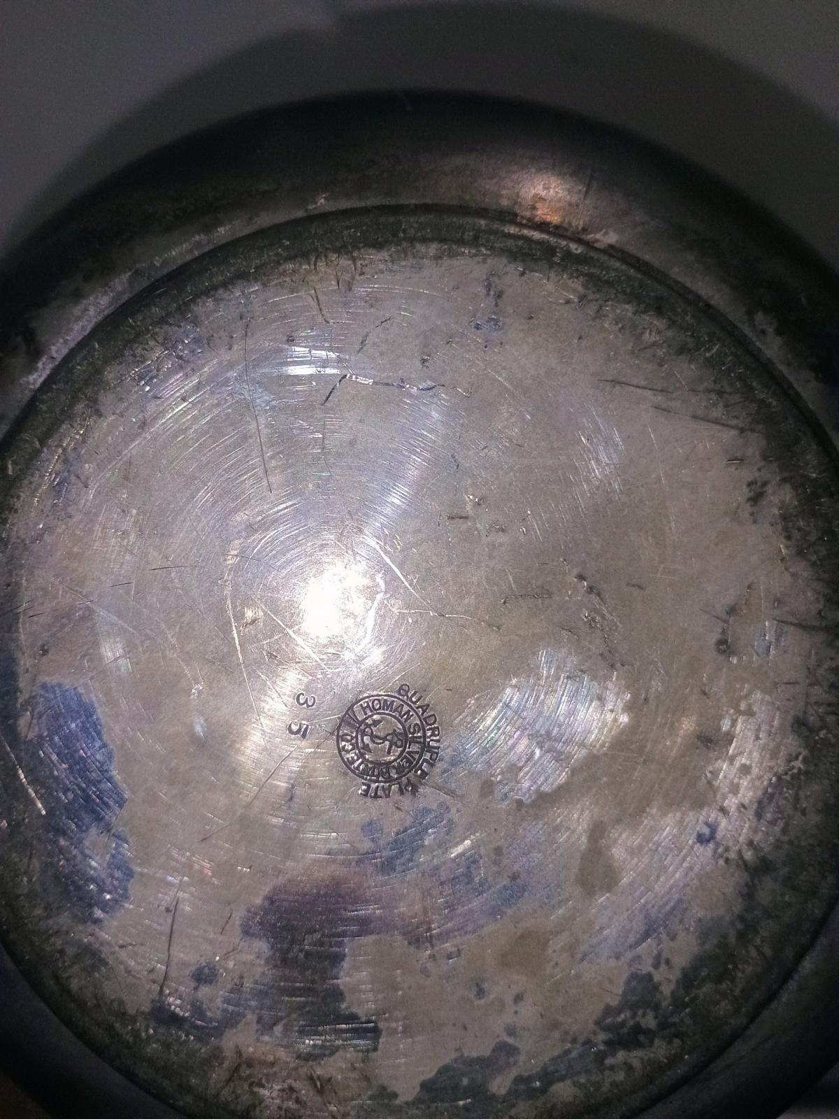 Antique Homan Silver Co Quadrupl Plate Teapot Vintage 1 Dent - Turlock, California - FleaMarketBay