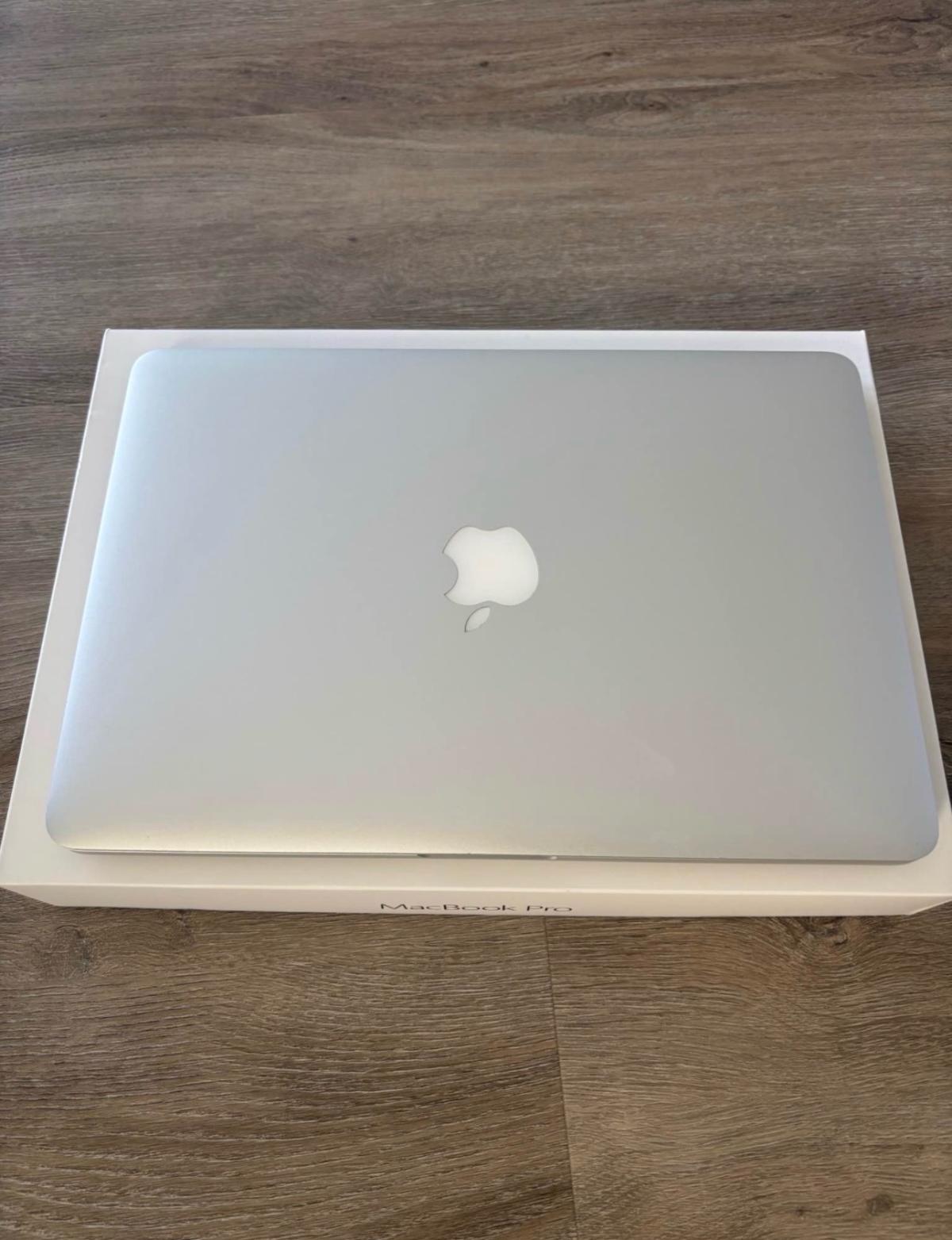 silver MacBook
