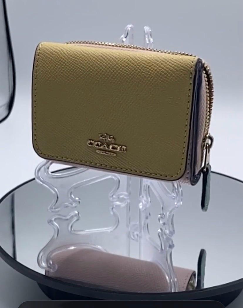 Coach TriColor Small Zip Wallet