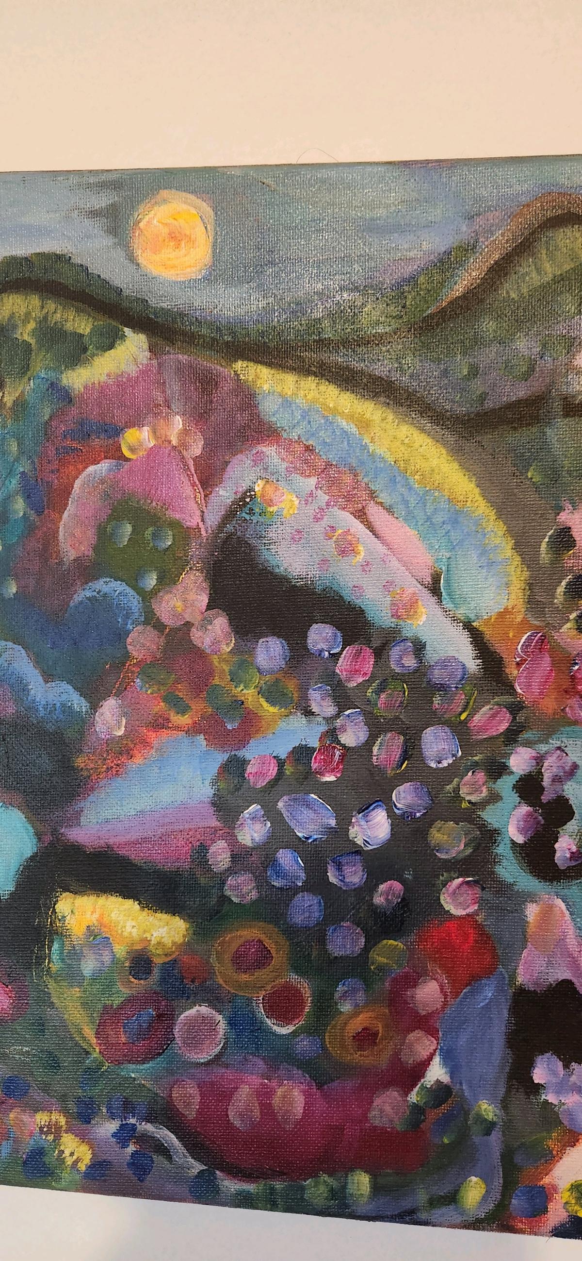 Abstract Painting  11 x 14 - Goshen, Virginia - FleaMarketBay