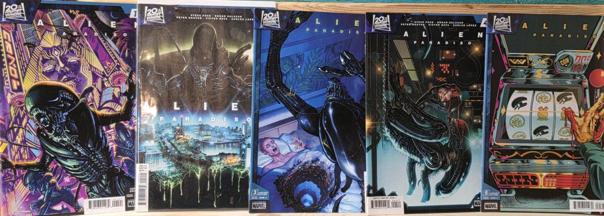 Alien Paradiso 1 2 3 4 5 Complete Set 15 Horror Aliens - Homewood, Illinois - FleaMarketBay