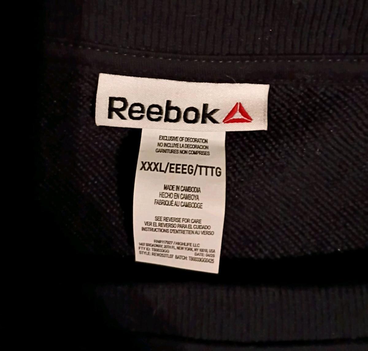 Womens 2XL Reebok Sweater - Ava, Illinois - FleaMarketBay