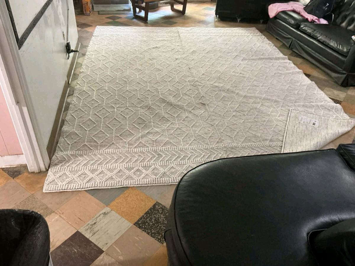Brand New Livabliss Hygge 9x12 Wool Rug  Factory Damage on E - Douglasville, Georgia - FleaMarketBay