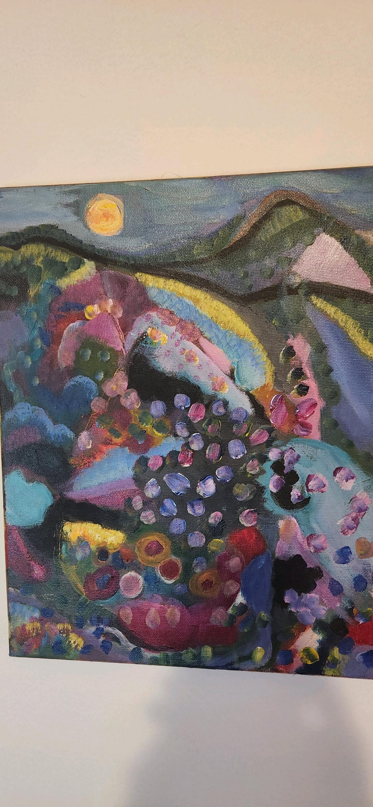 Abstract Painting  11 x 14 - Goshen, Virginia - FleaMarketBay