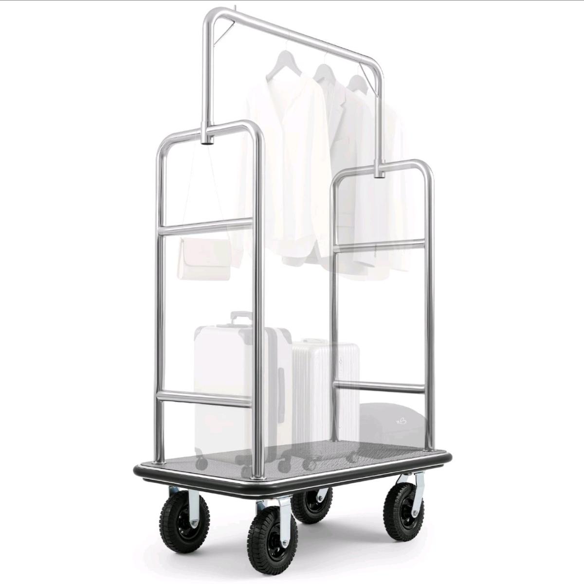 Aurelema 44 x 24 x 72 Hotel Luggage Cart Heavy Duty Bellmans - Phoenix, Arizona - FleaMarketBay