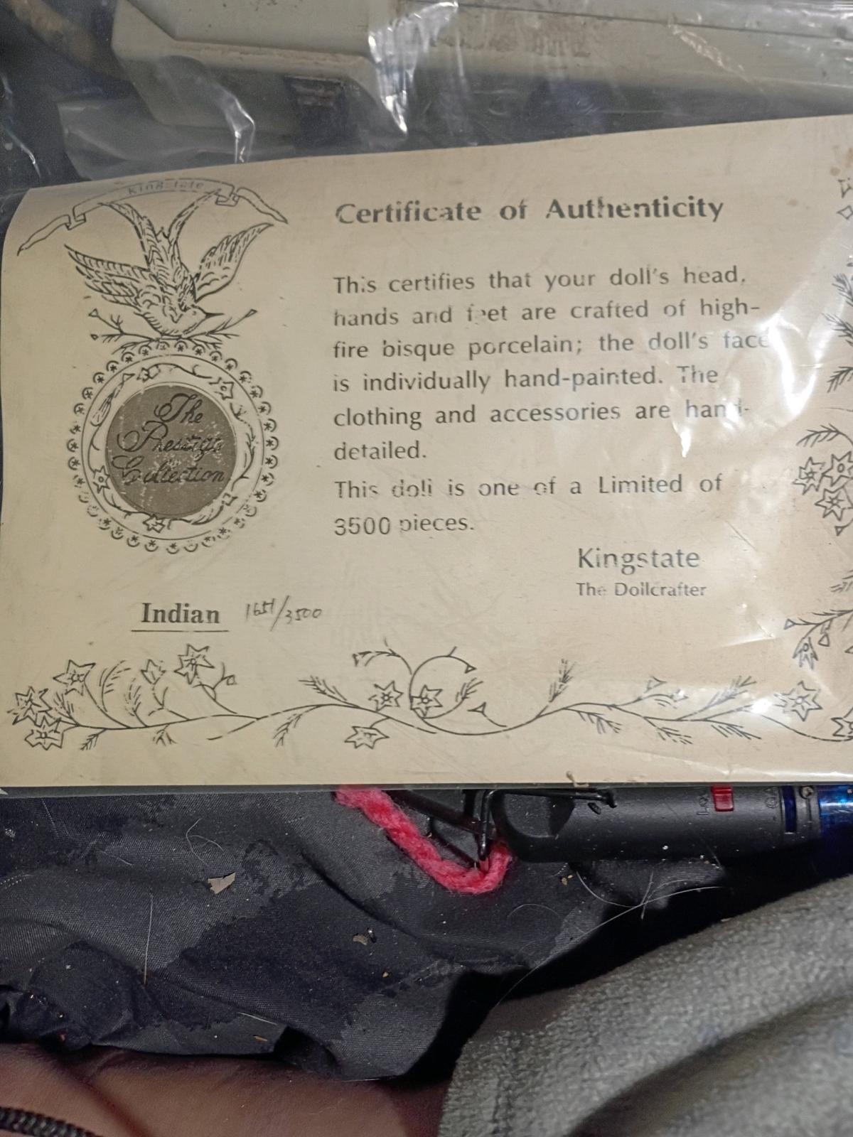 Seymour Mann Porcelain Doll from The Connoisseur Collection - Alliance, Ohio - FleaMarketBay