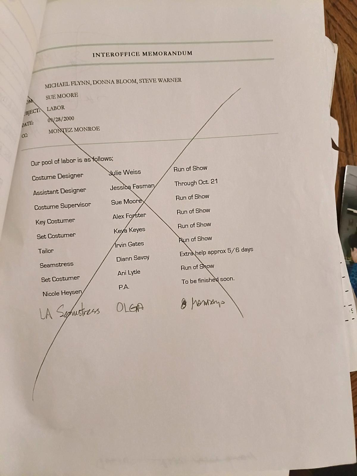 sketches and documents from sue moore archive rare - Pueblo, Colorado - FleaMarketBay