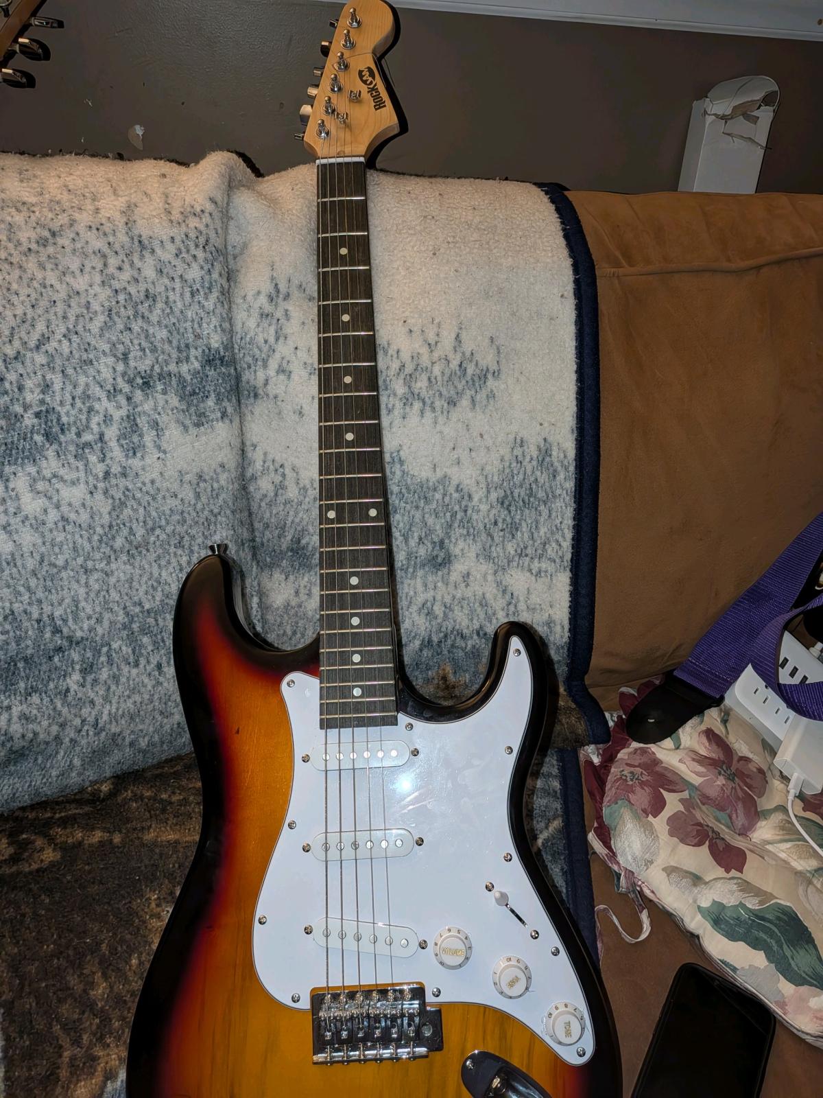 RockJam Tobacco burst electric guitar - Asheville, North Carolina - FleaMarketBay