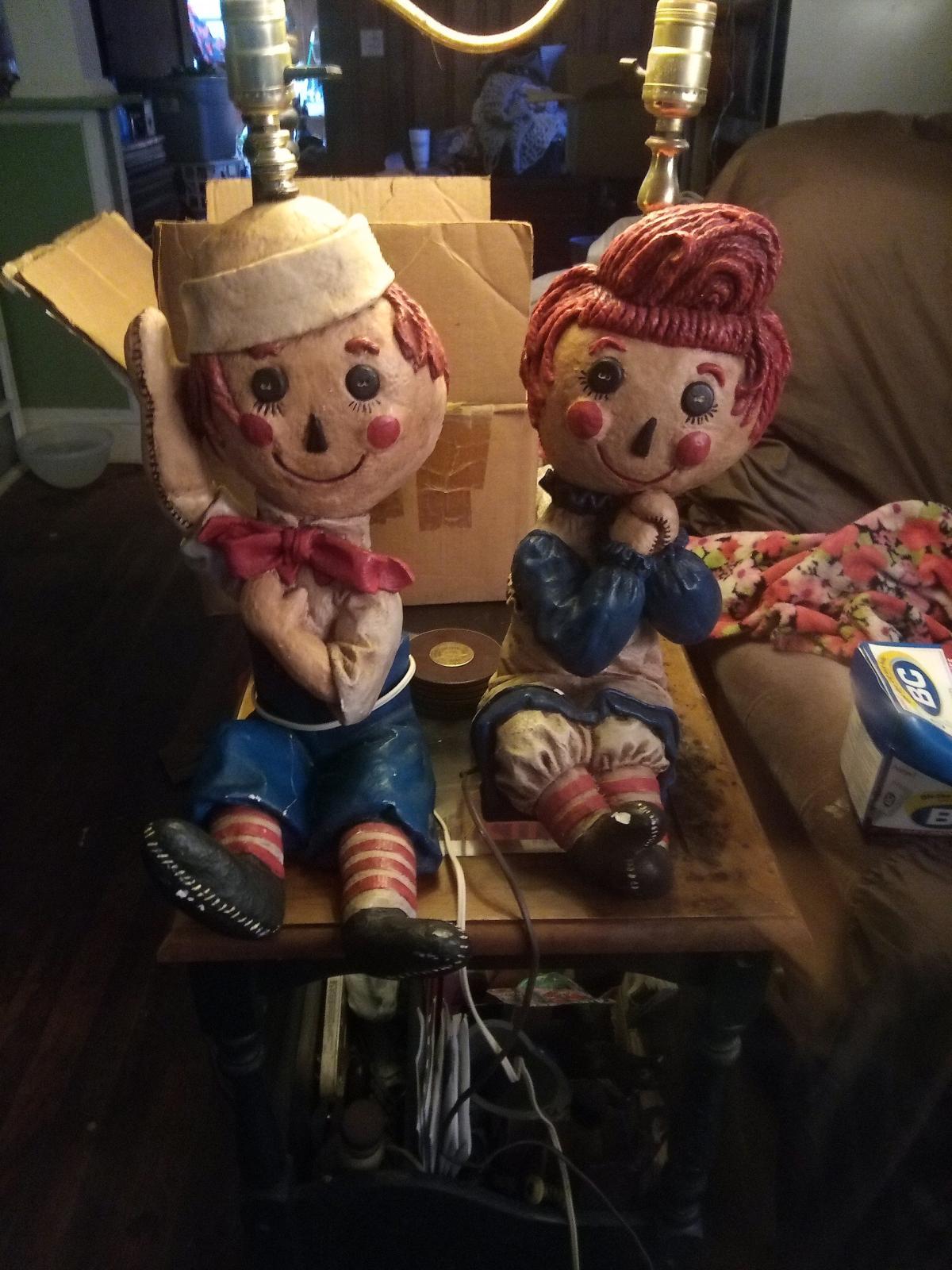 raggedy ann and Andy lamp - Pensacola, Florida