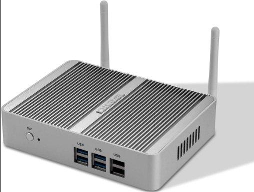 KINGDEL Fanless Mini PC INTEL N3150 160GHz 100GB HDD 4GB WIN
