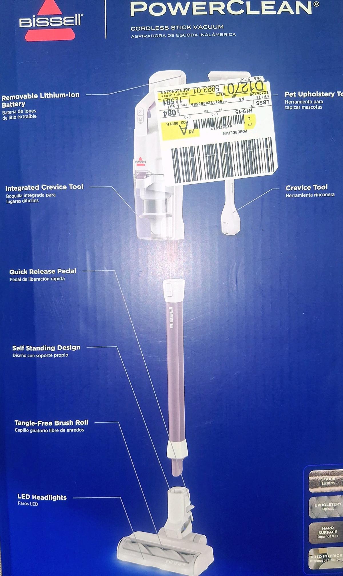 Brand New Bissell PowerClean Cordless Stick Vacuum  Pet Hair - Ann Arbor, Michigan - FleaMarketBay