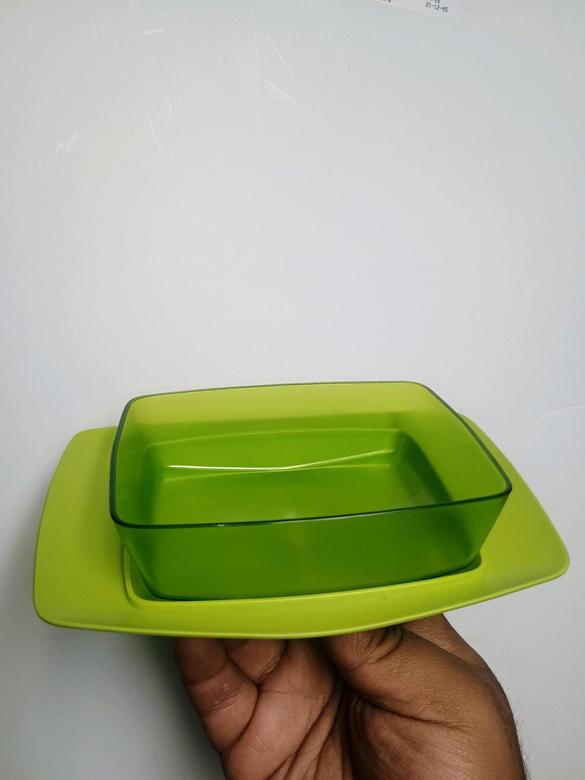 Koziol Butter Dish Green Made in Germany - Turlock, California - FleaMarketBay