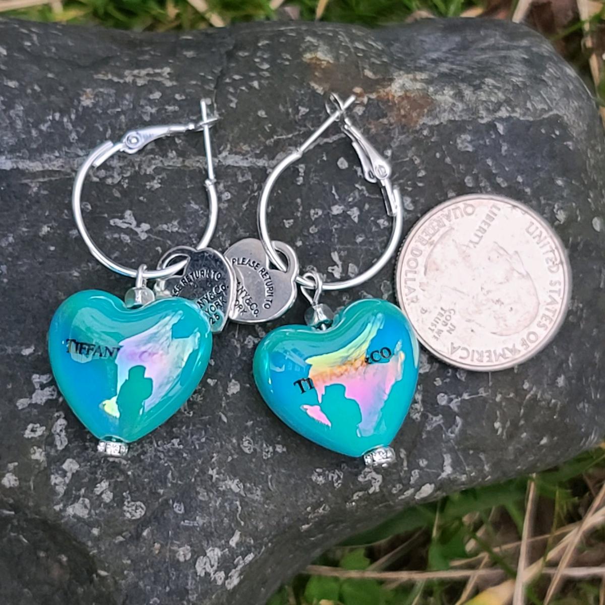 3D Bubble Heart Earrings or Pendant - Redford, Michigan - FleaMarketBay