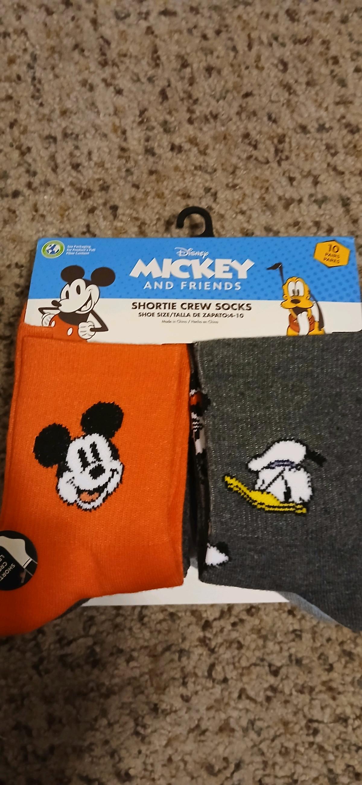 Disney mickey mouse and friends socks - Angie, Louisiana - FleaMarketBay