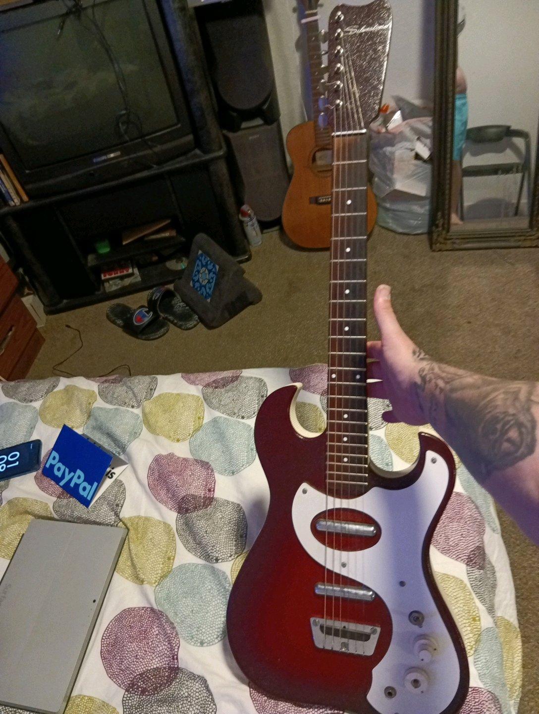 1960s silvertone guitar all original