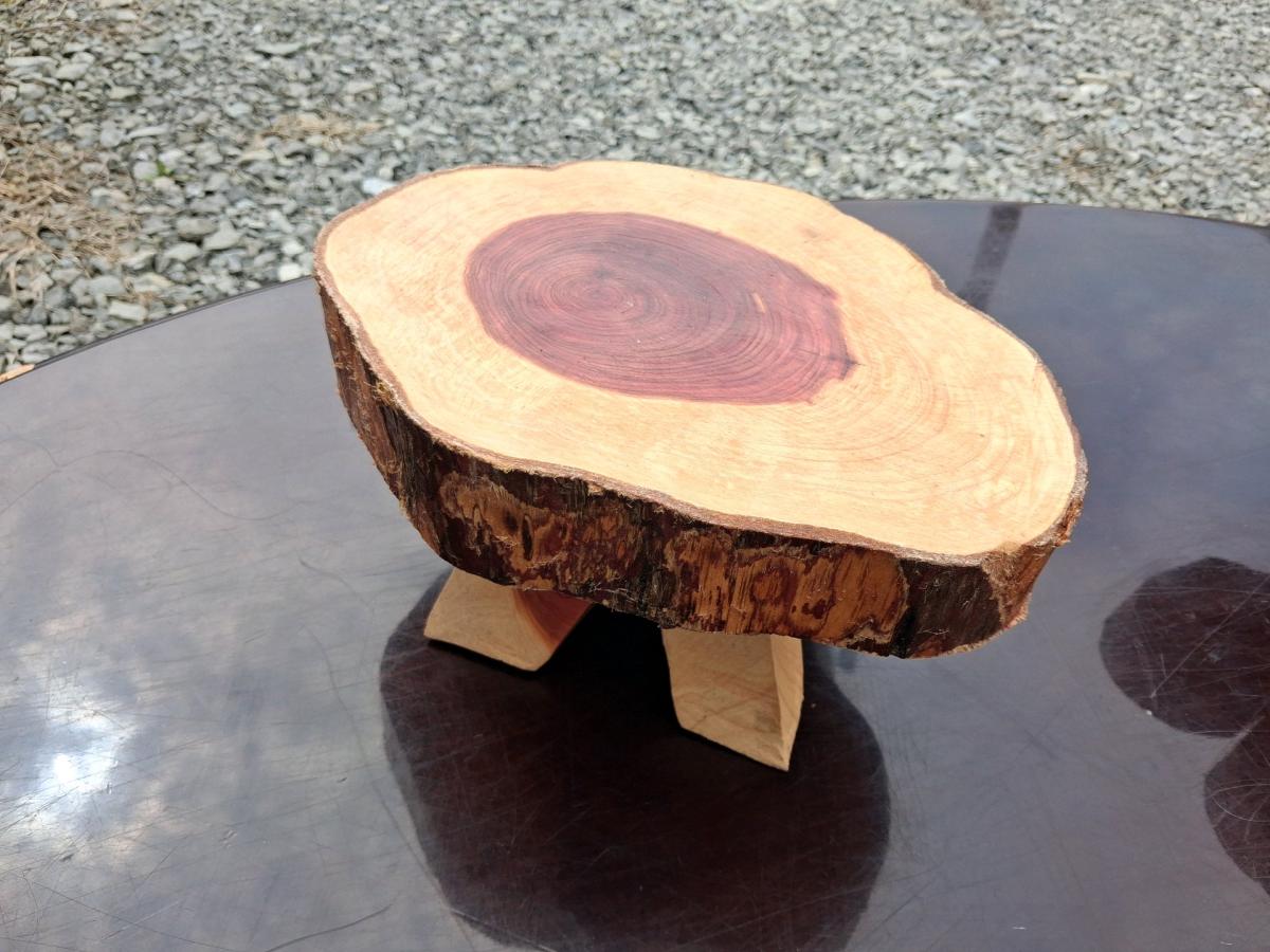 Handcrafted cedar footstools - Madisonville, Tennessee - FleaMarketBay