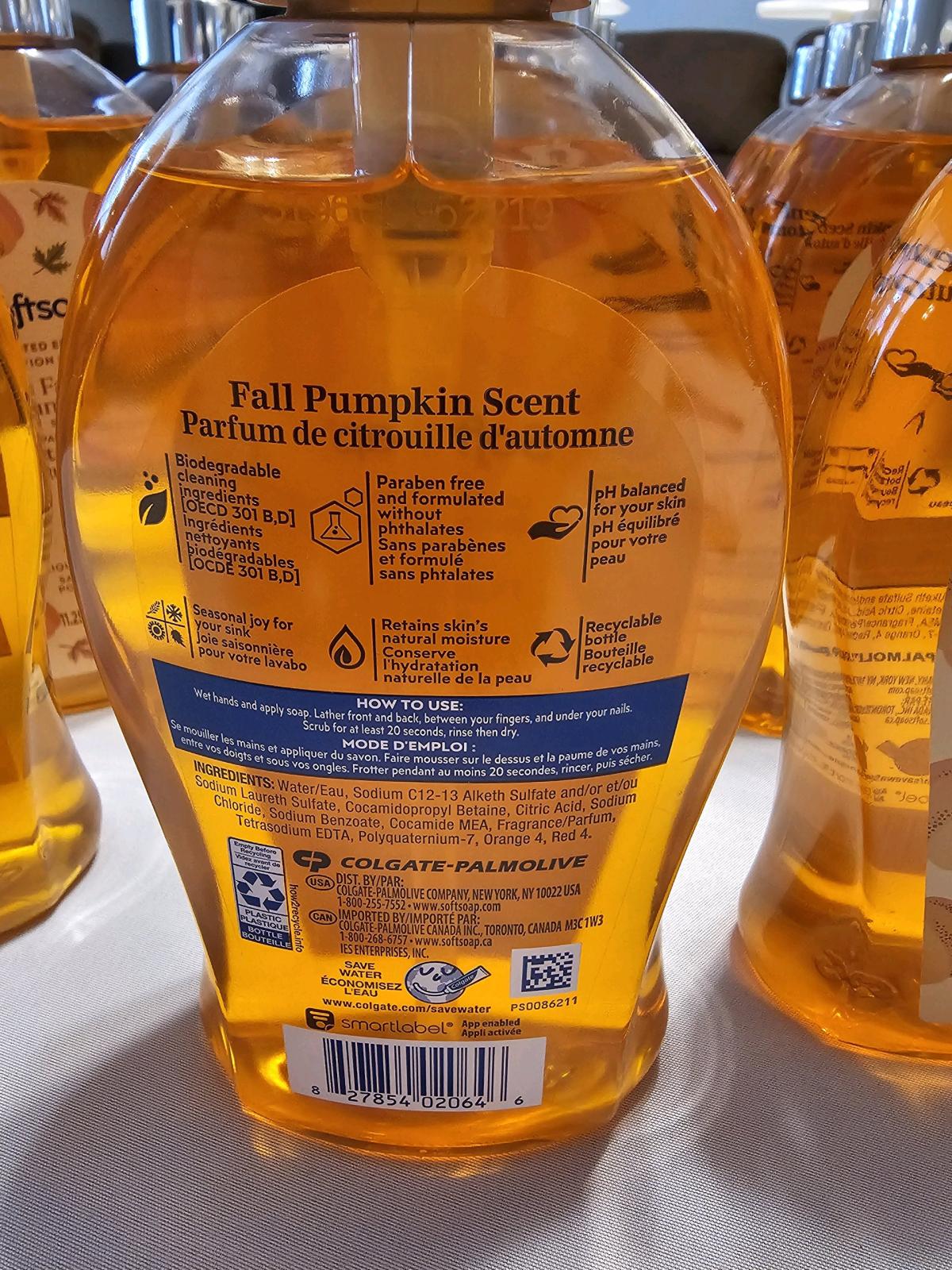 Limited Edition Fall Pumkin scent liquid hand soap - Cookeville, Tennessee - FleaMarketBay