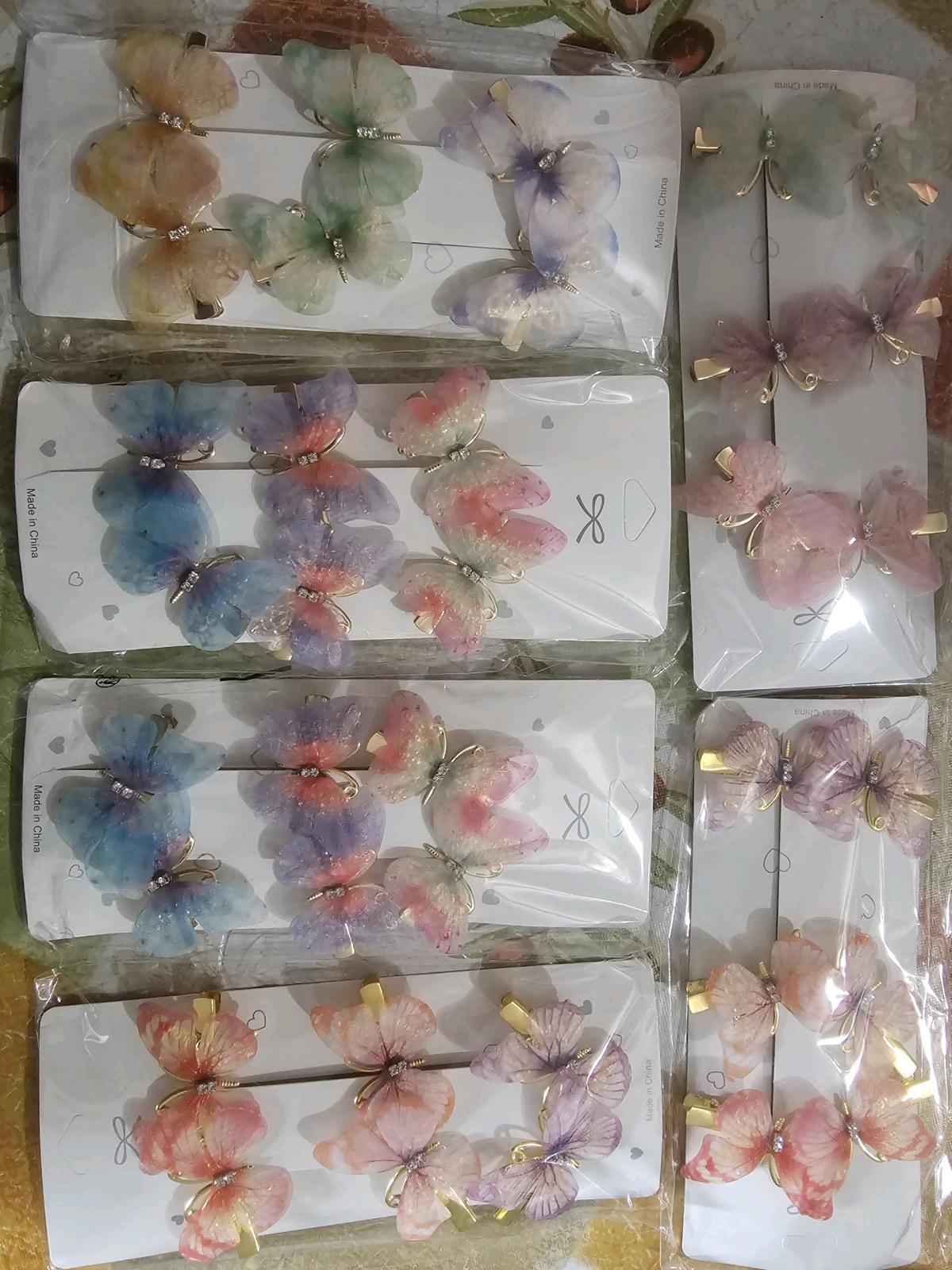 Butterfly hair clips - Hammonton, New Jersey - FleaMarketBay