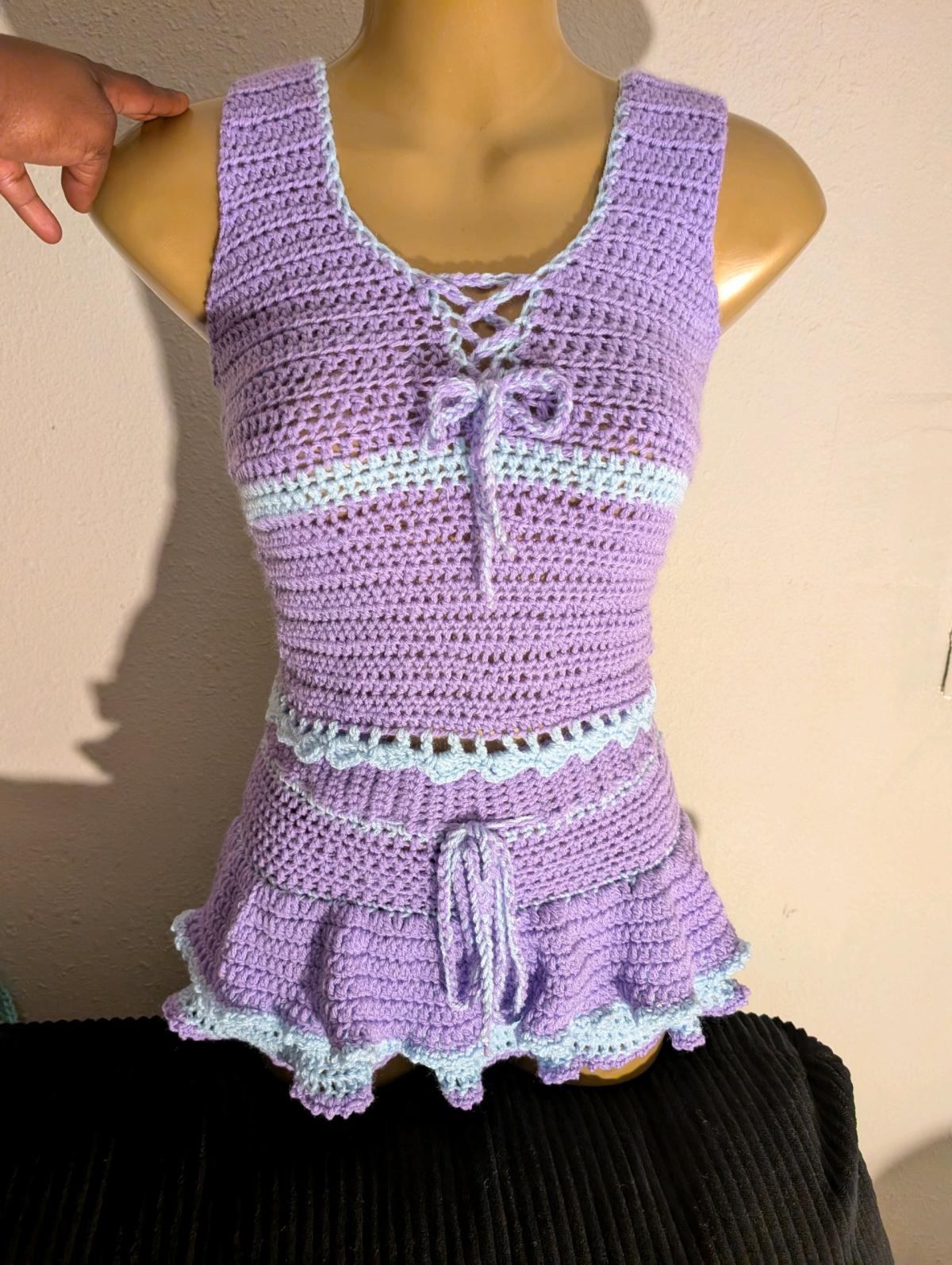 crochet two piece skirt set - Alicia, Arkansas - FleaMarketBay