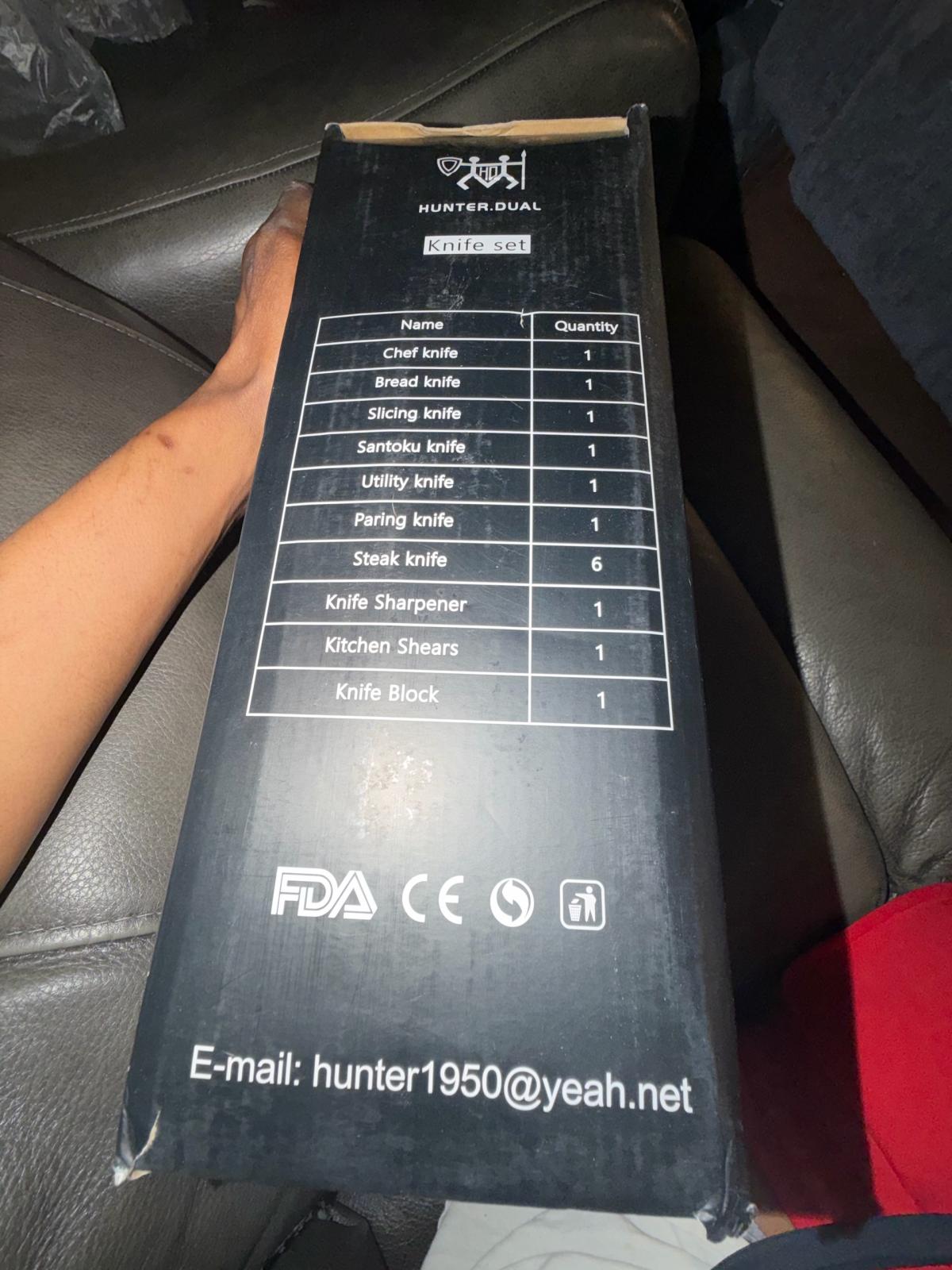 New 15 piece knife set - Adams, New York - FleaMarketBay