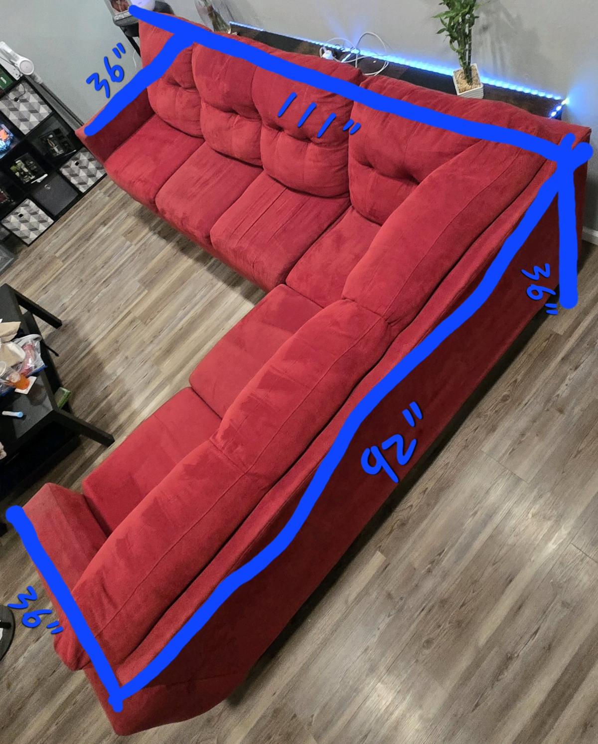 Large Sectional Couch - O Fallon, Missouri - FleaMarketBay