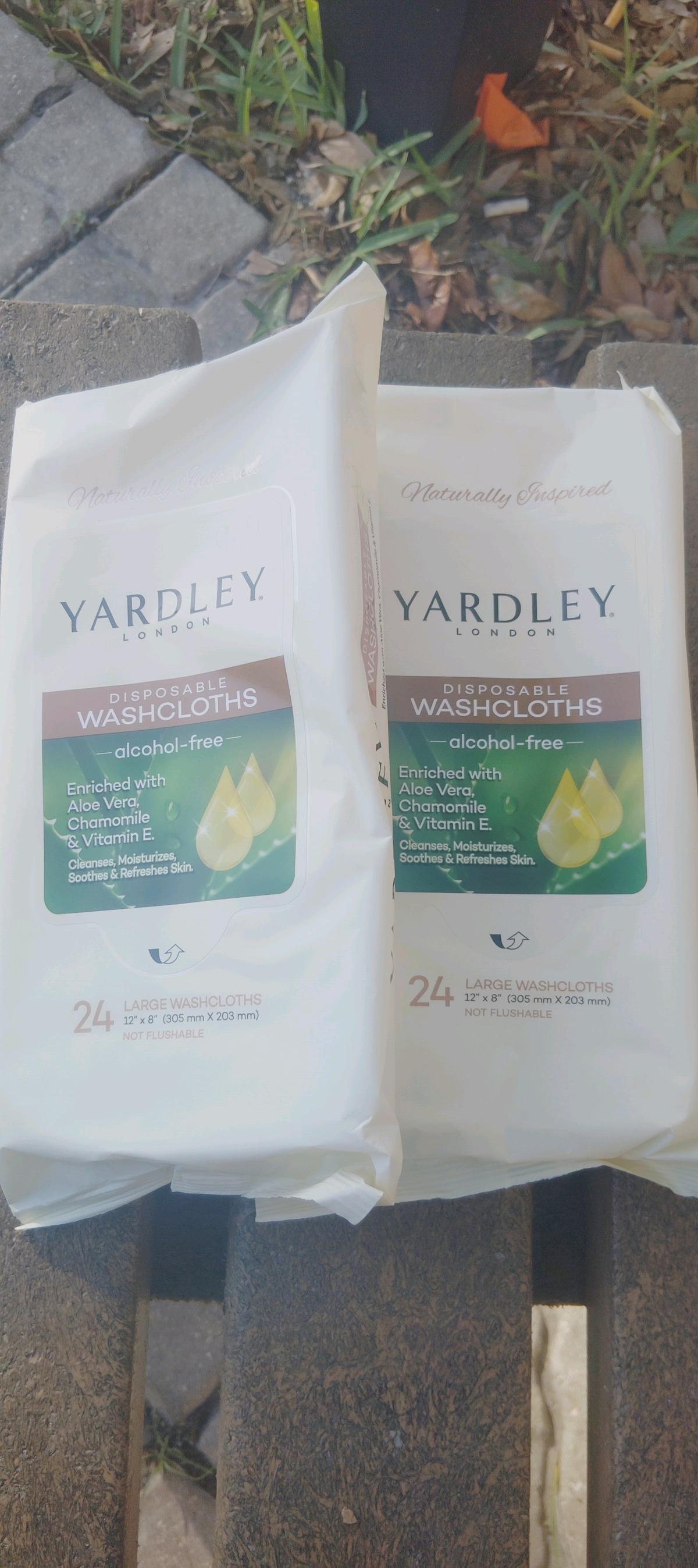 2 For 15 Yardley London Disposable Washcloths
