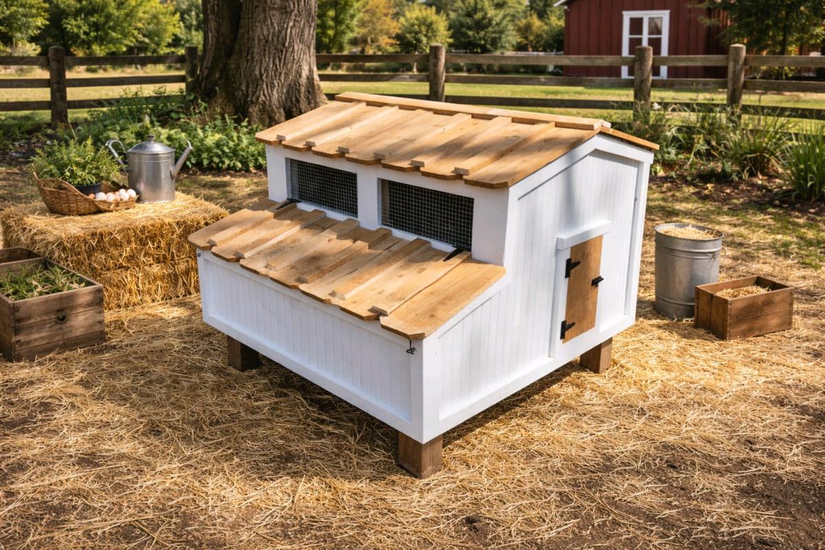 4x4x3 chicken coop