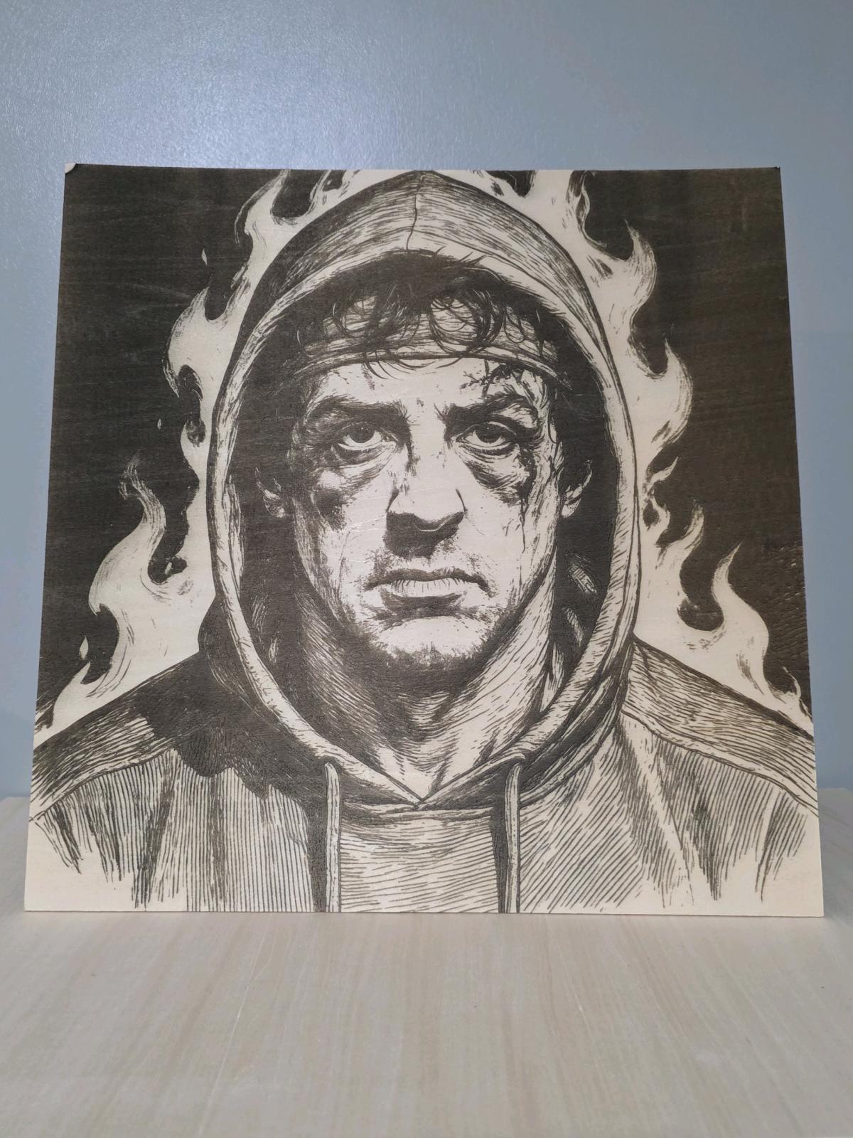 Famous Rocky laser engraving - Aiken, South Carolina - FleaMarketBay