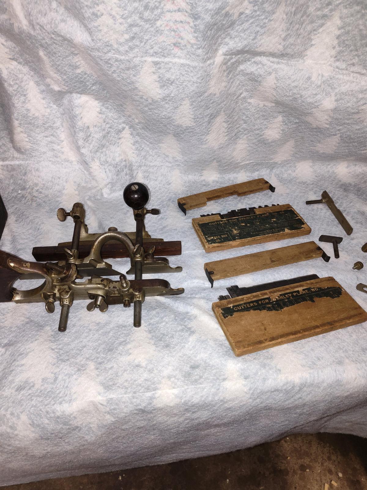 Stanley number 45 planer with tool cutters - Vineland, New Jersey - FleaMarketBay