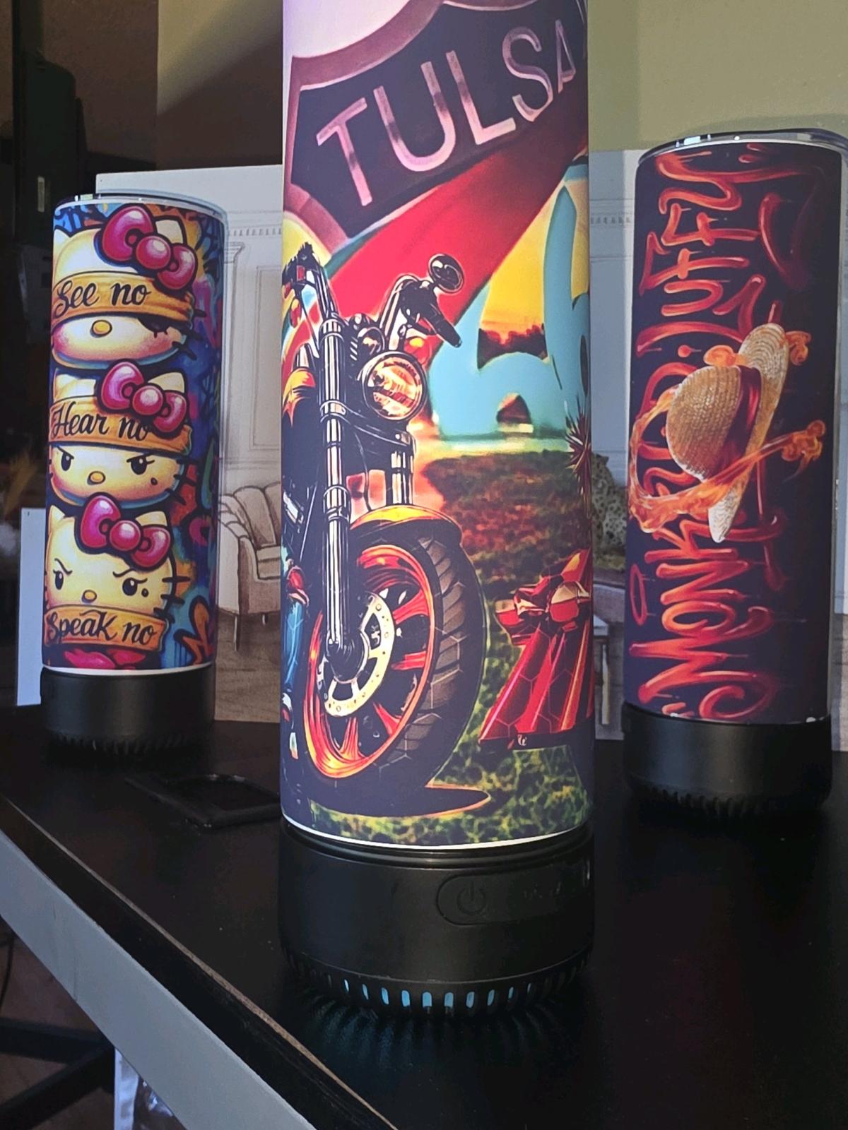 Bluetooth speaker tumbler cups - Tulsa, Oklahoma - FleaMarketBay
