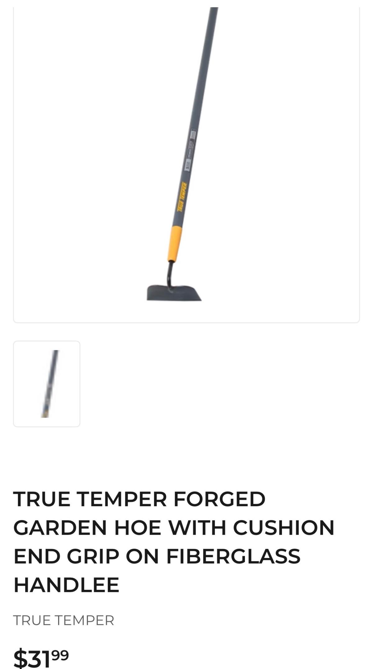 Plasgad large tub and True Temper garden hoe - Bridgeville, Pennsylvania - FleaMarketBay