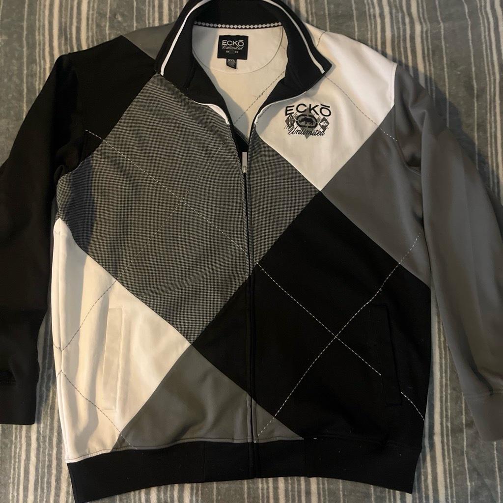 vintage grey y2k ECKO jacket - Sacramento, California - FleaMarketBay