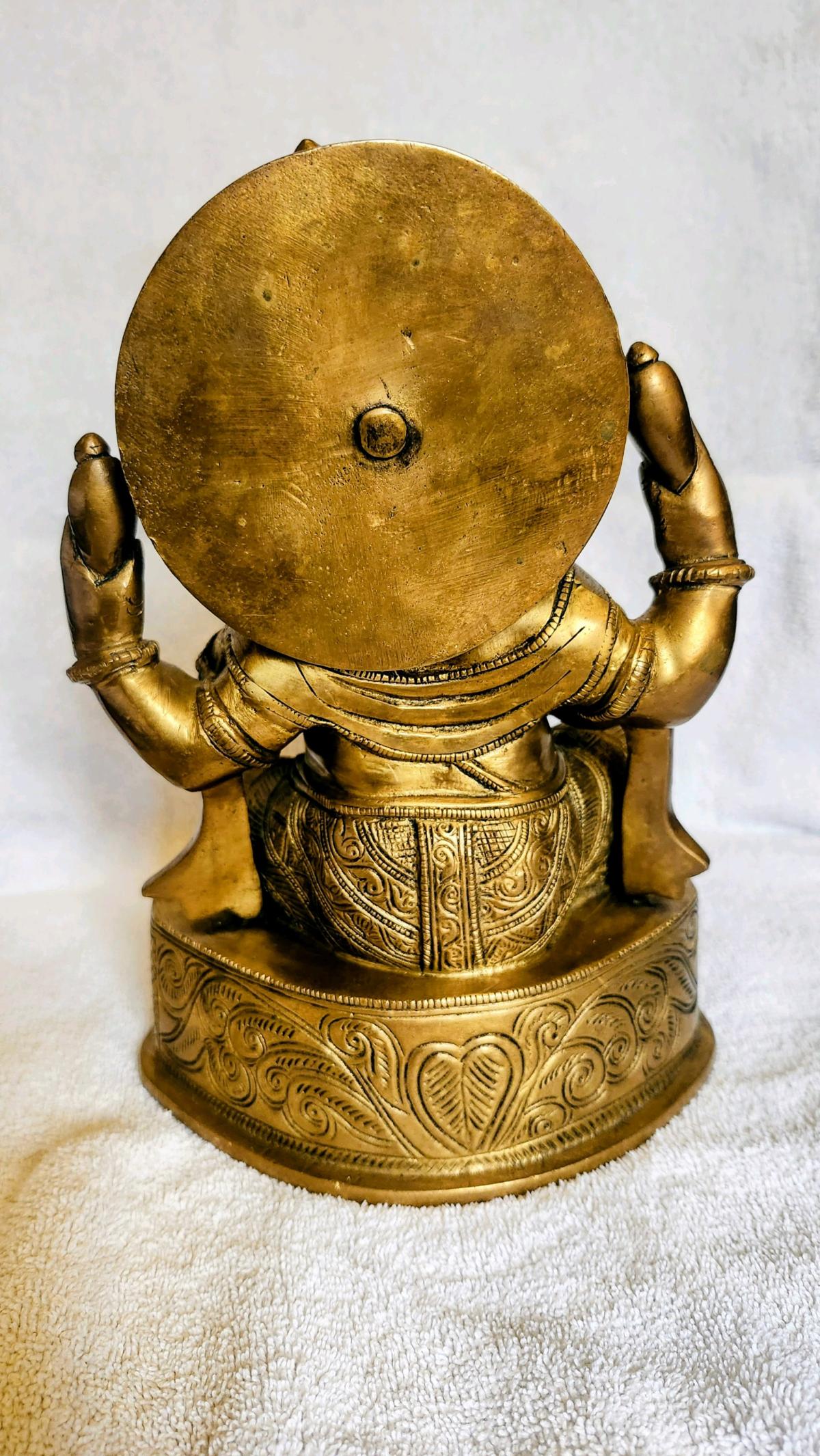 Lord Ganesha Brass Statue - Seattle, Washington - FleaMarketBay