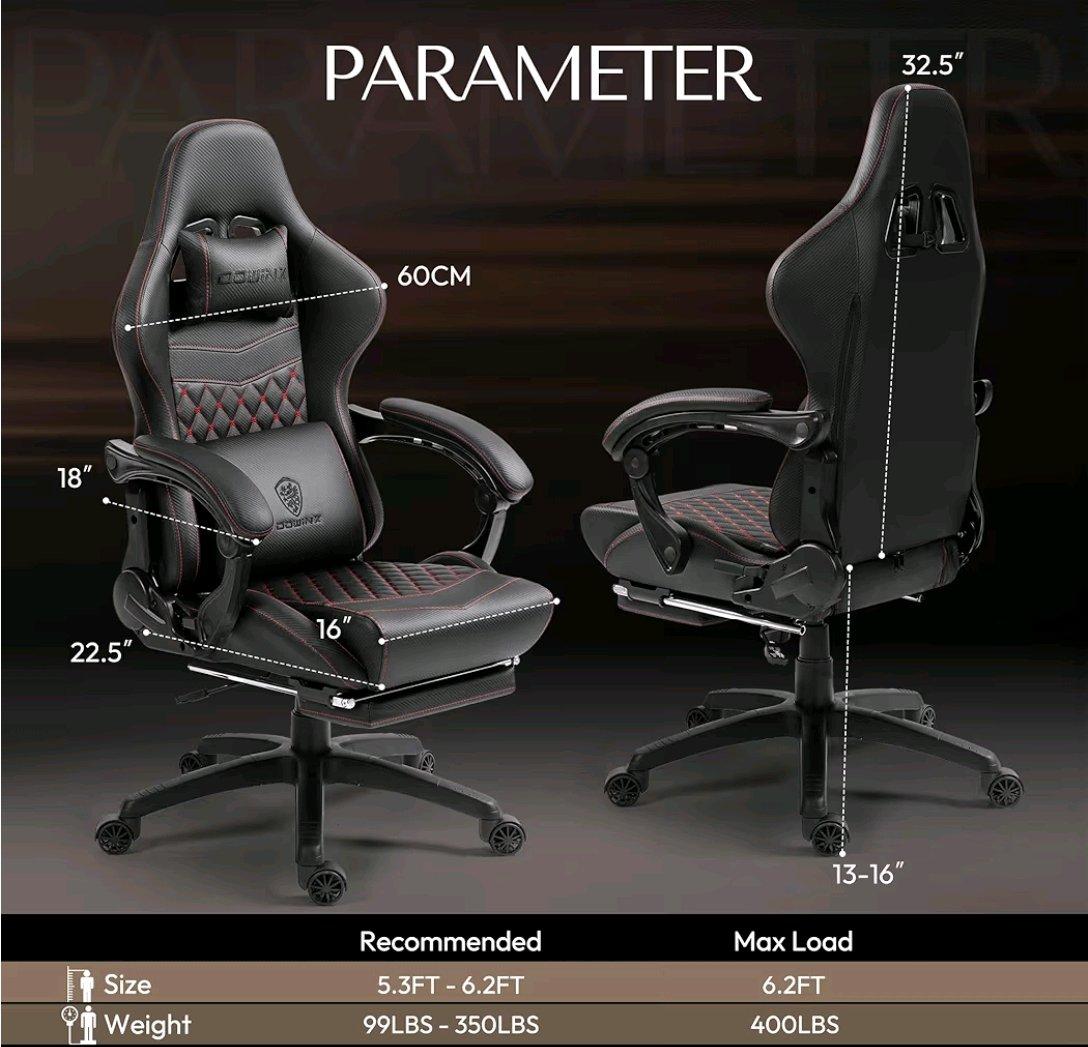 Dowinx Gaming Chair 350lbs cheaper than Amazon like New - Rockford, Illinois - FleaMarketBay