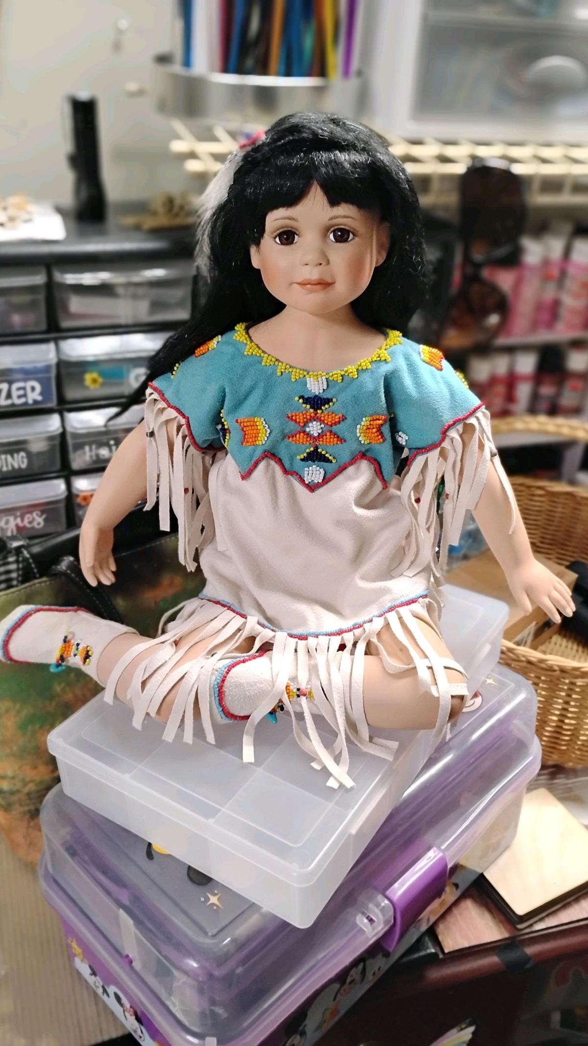 Ashton Drake Vintage Native American Porcelain Dolls - Easley, South Carolina - FleaMarketBay